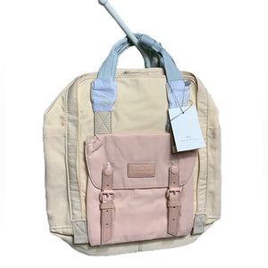 Macaroon Nature Pale Series Leather Trimmed Backpack
DOUGHNUT - NWT